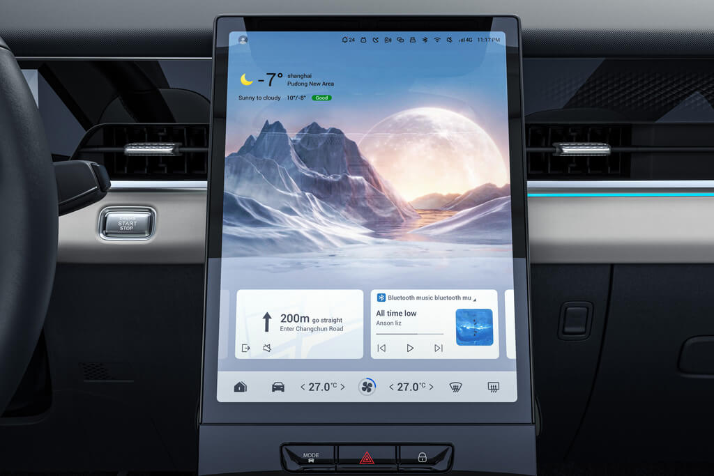 Jaecoo5 - Design interiéru